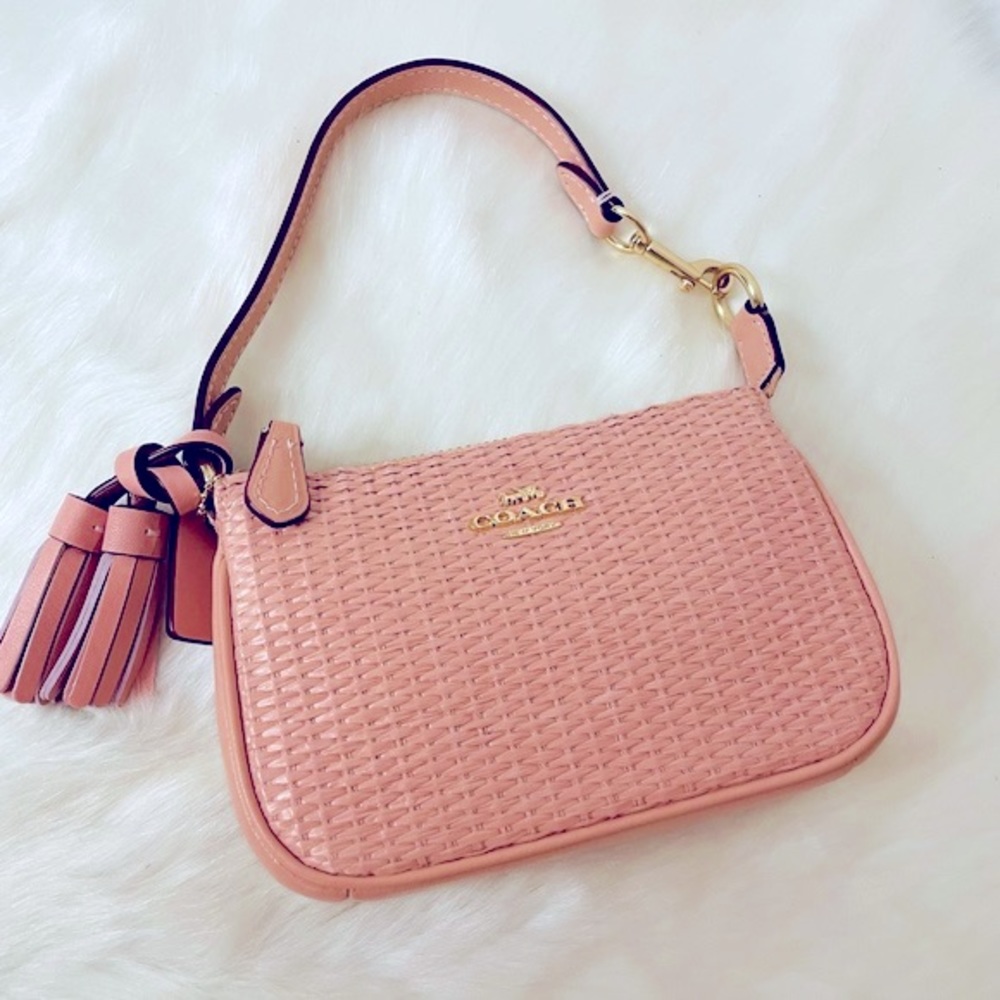 NWT Coach Nolita 15 In Straw Wristlet. - Picture 3 of 13